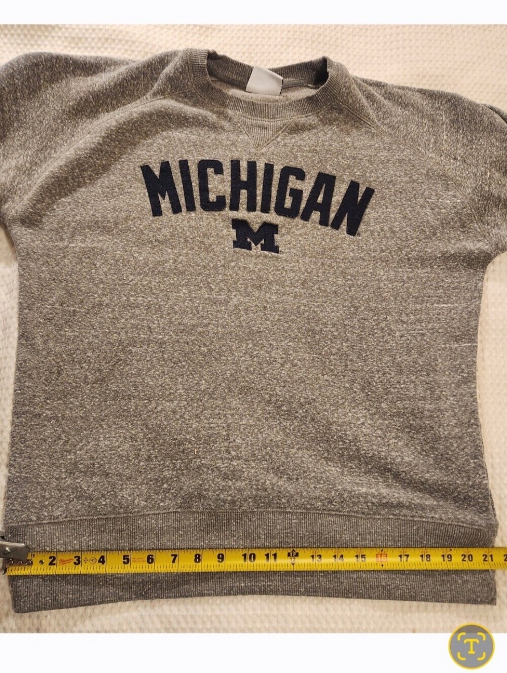 Men's Champion Crew Neck Michigan Sweatshirt Size Large - Picture 11 of 11